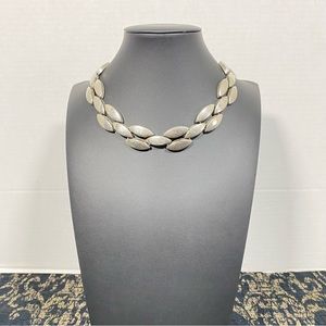Vintage 1950s Oval Link Choker Necklace